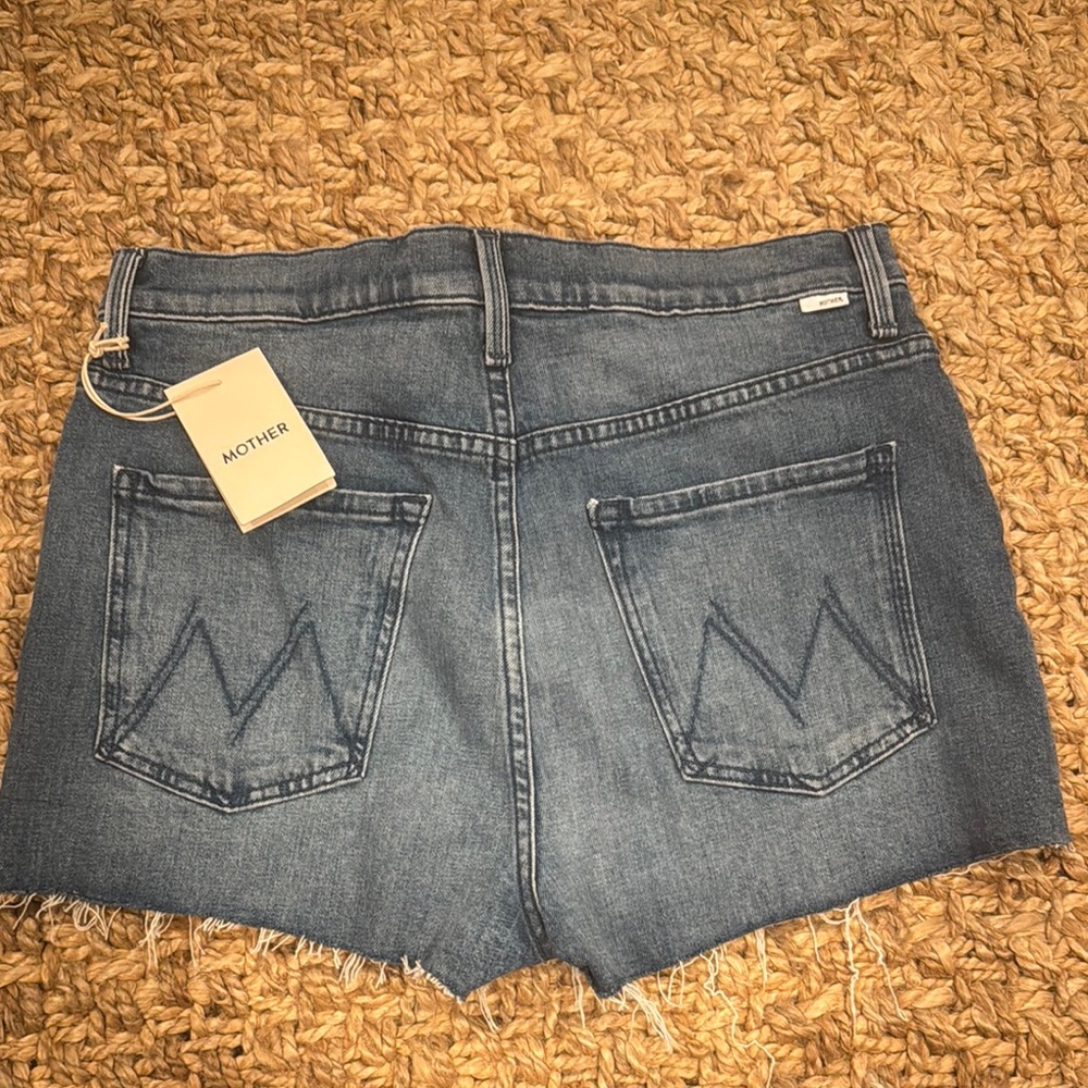 MOTHER Women's Jean Shorts - Classic Blue